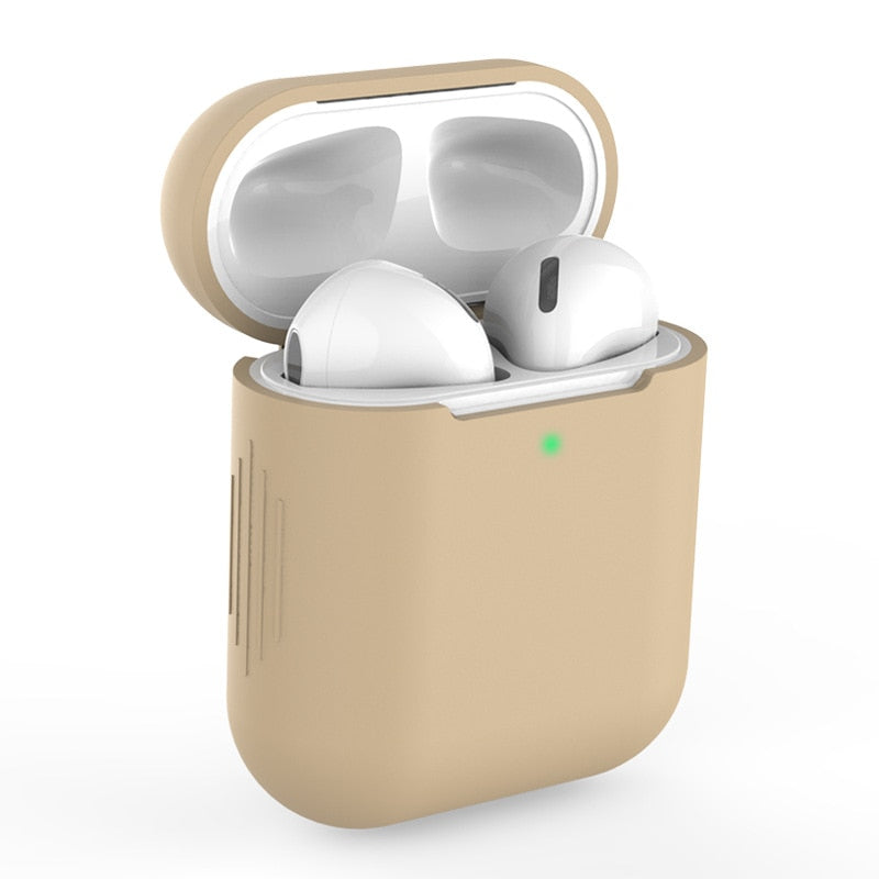Soft Silicone Case For Airpods 1/2 Protective Bluetooth-compatible Wireless Earphone Case For Apple Air Pods Charging Box Bag