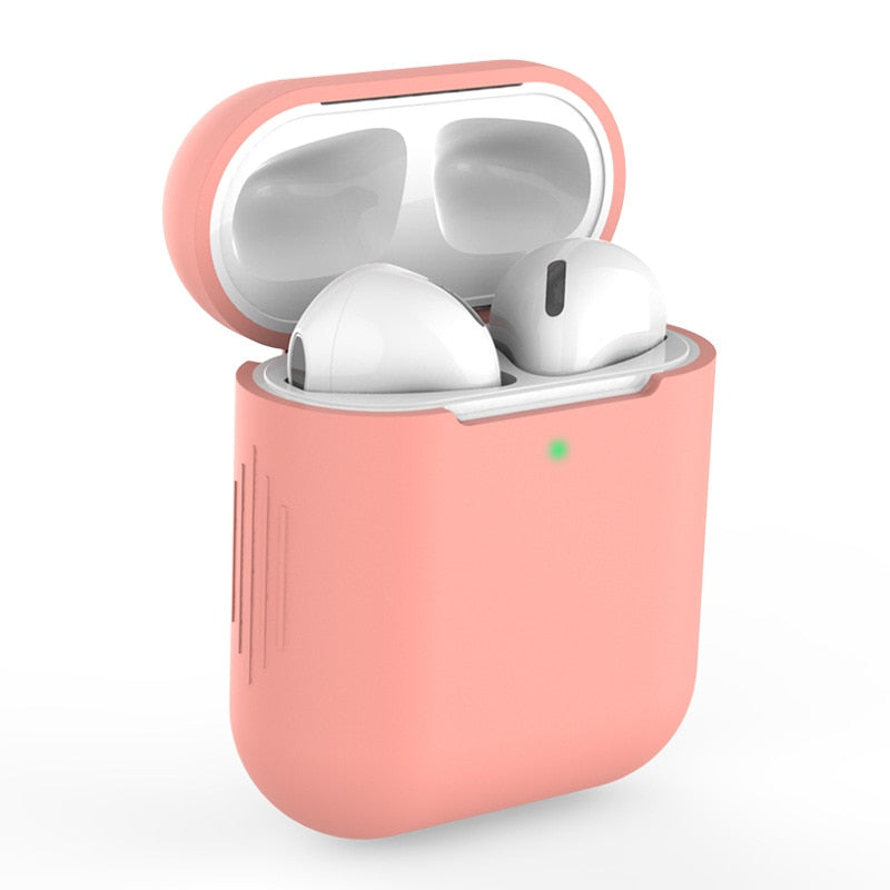 Soft Silicone Case For Airpods 1/2 Protective Bluetooth-compatible Wireless Earphone Case For Apple Air Pods Charging Box Bag