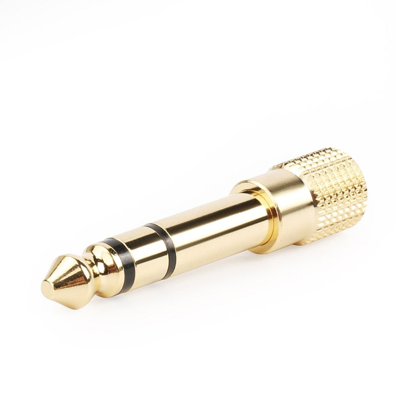 6.5MM Male to 3.5MM Female Jack Plug Audio Headset Microphone Guitar Recording Adapter 6.5 3.5 Converter Aux Cable Gold Plated
